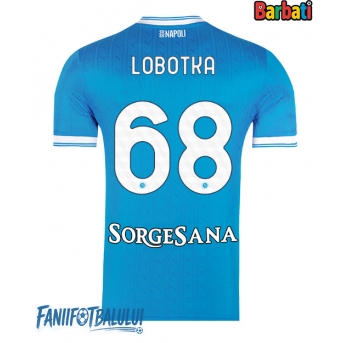 SSC Napoli Stanislav Lobotka #68 Tricou Fotbal Replică 2025-26 Barbati Acasa